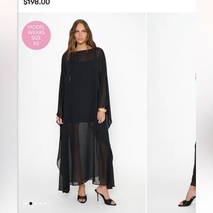 Show Me Your MuMu Black Sheer Maxi Dress